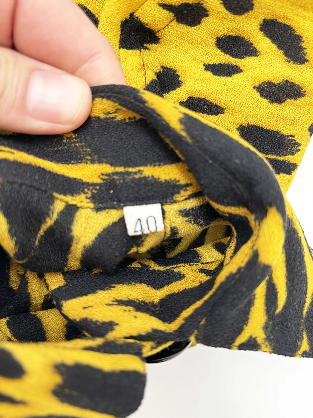 Gianni Versace S/S 1992 leopard print shirt — JAMES VELORIA